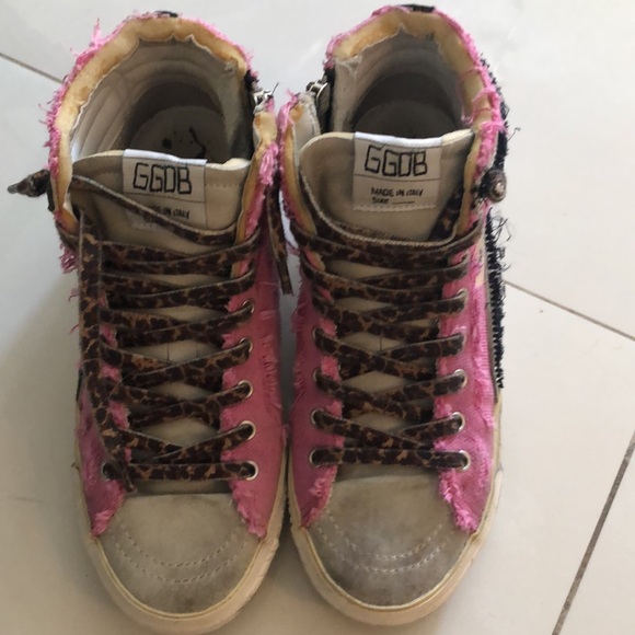 Golden Goose side woman’s size 38 mid top. “You always make me happy” - Picture 4 of 12